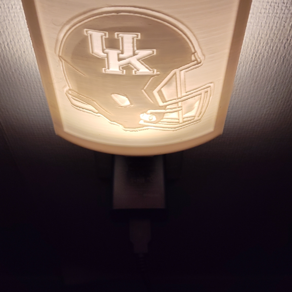 UK Football Helmet Custom 3D Night Light